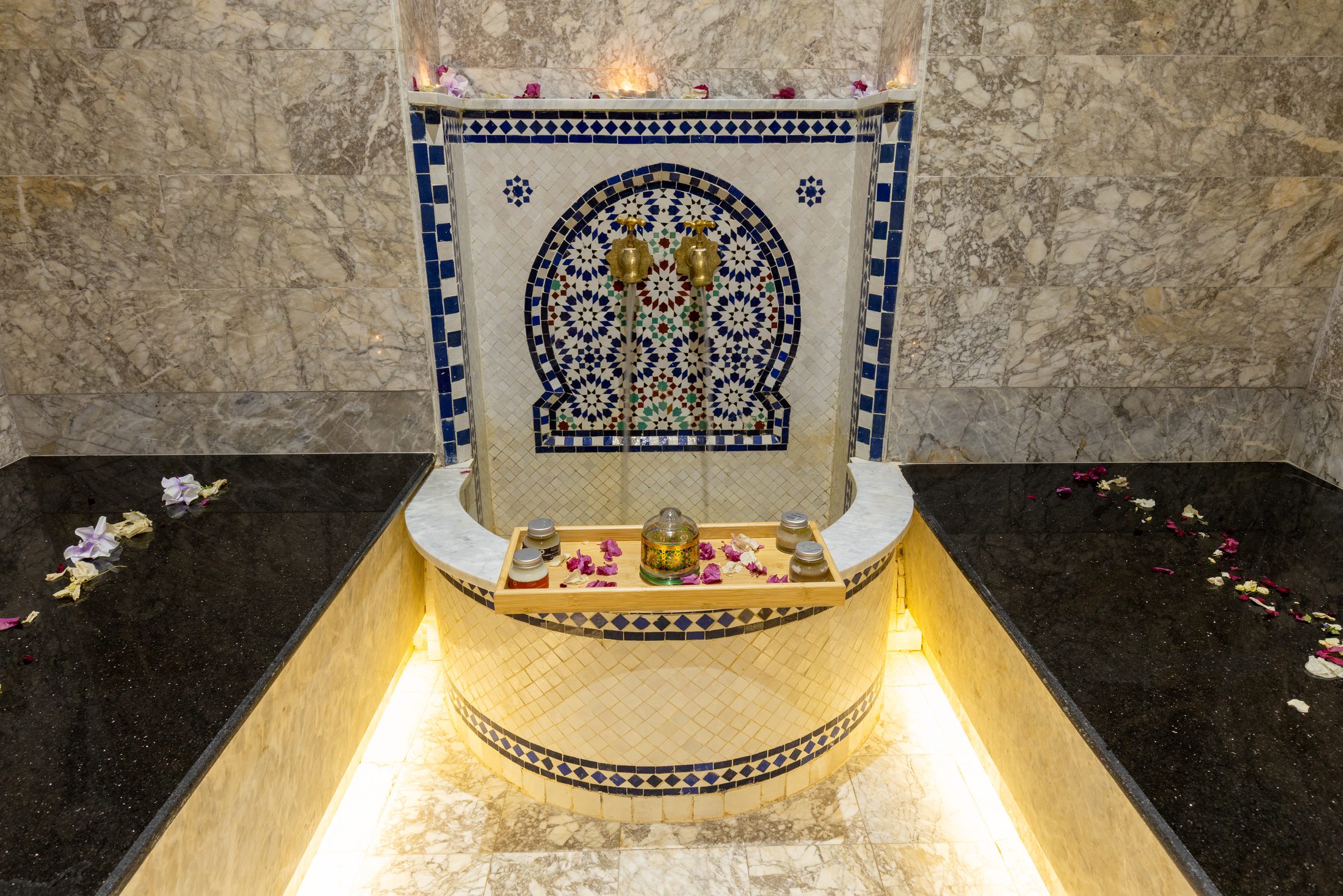 Le hammam traditionnel de l'hôtel