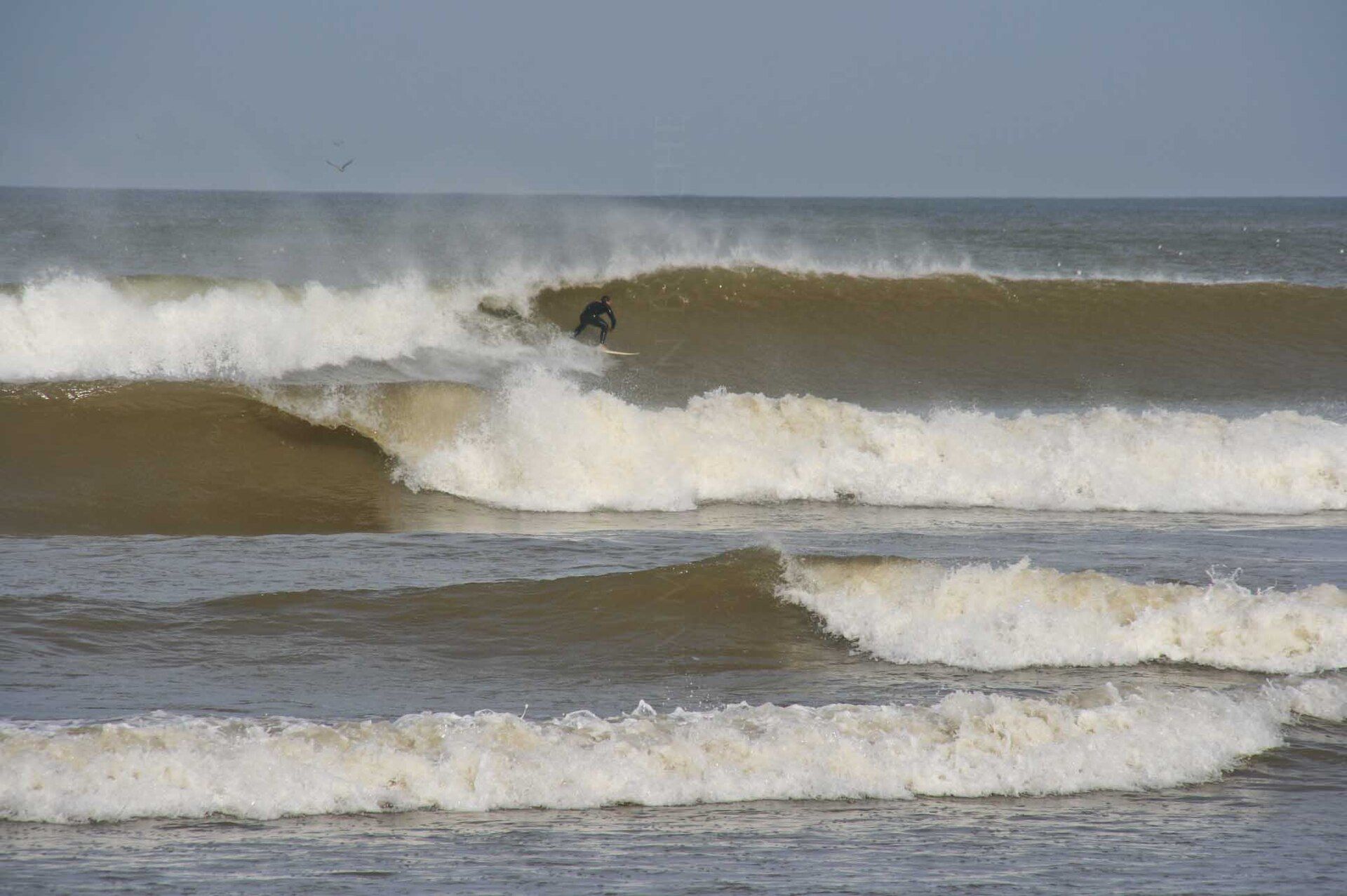 Surf sur la plage d'El Jadida